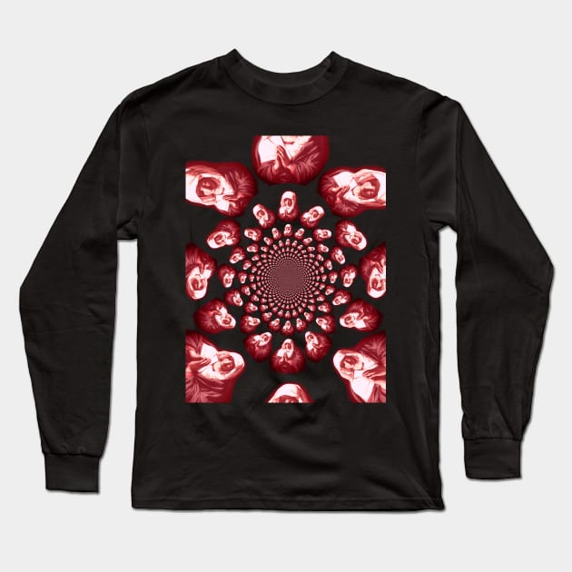 The Psychedelic Virgin Mary Long Sleeve T-Shirt by Loro